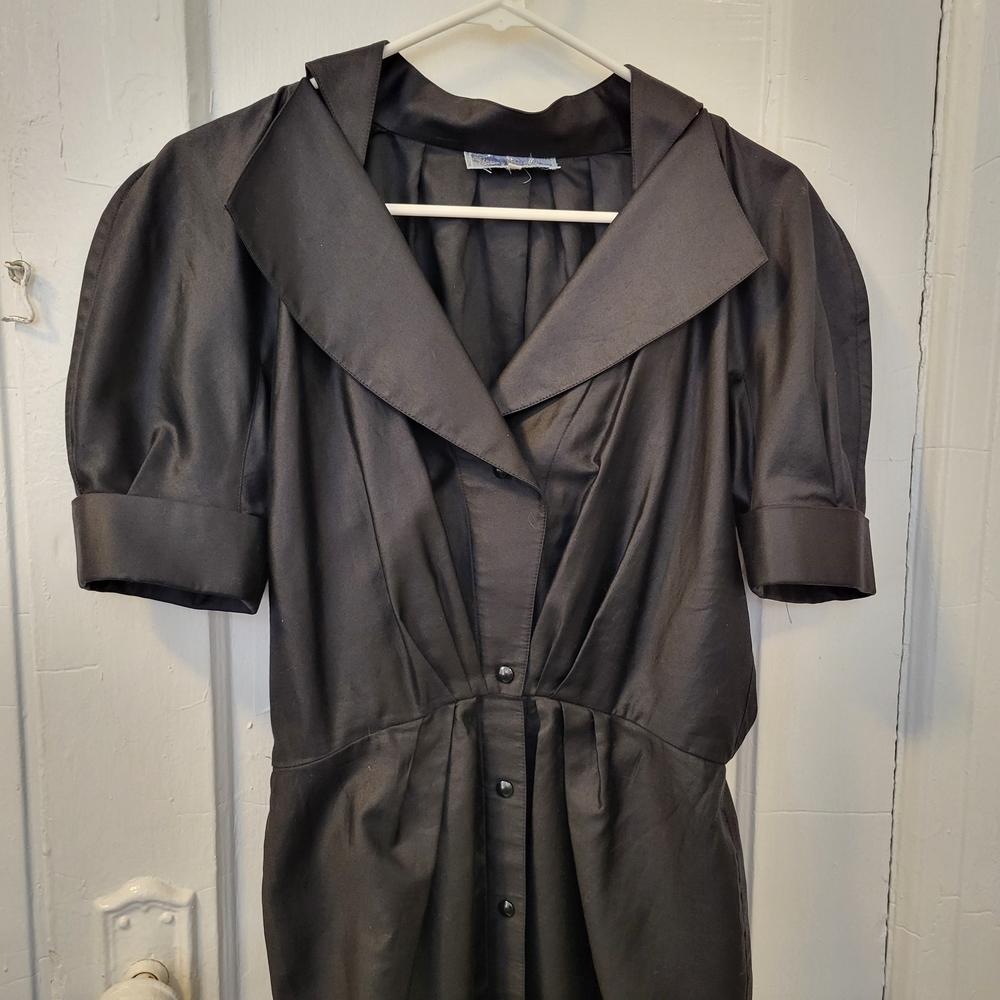 Thierry Mugler Black Long Sleeve Dress
